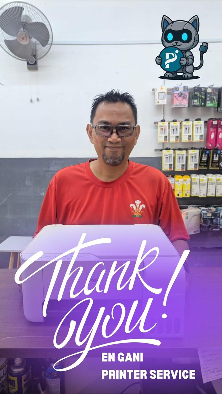 Testimoni pelanggan baiki paper jam printer